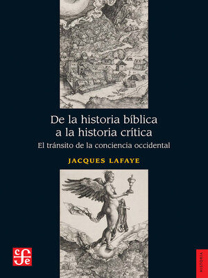 cover image of De la historia bíblica a la historia crítica